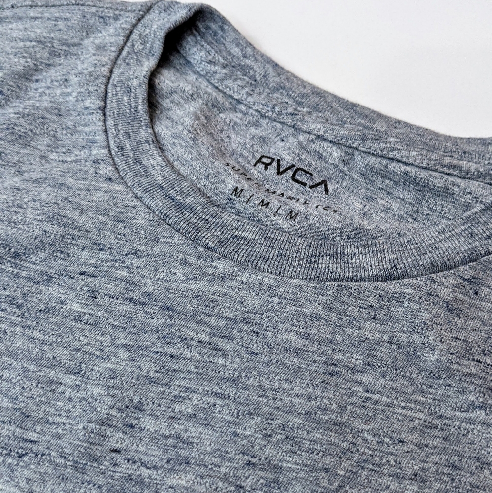 RVCA Blue/grey Super Marle T-shirt